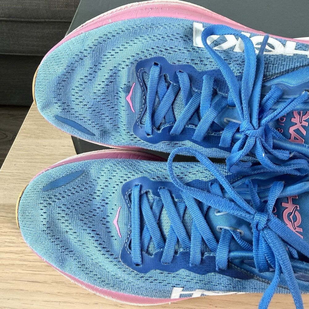 Hoka One One Bondi 8 Coastal Sky Blue Running Shoes Women's Size 10 - Picture 10 of 12